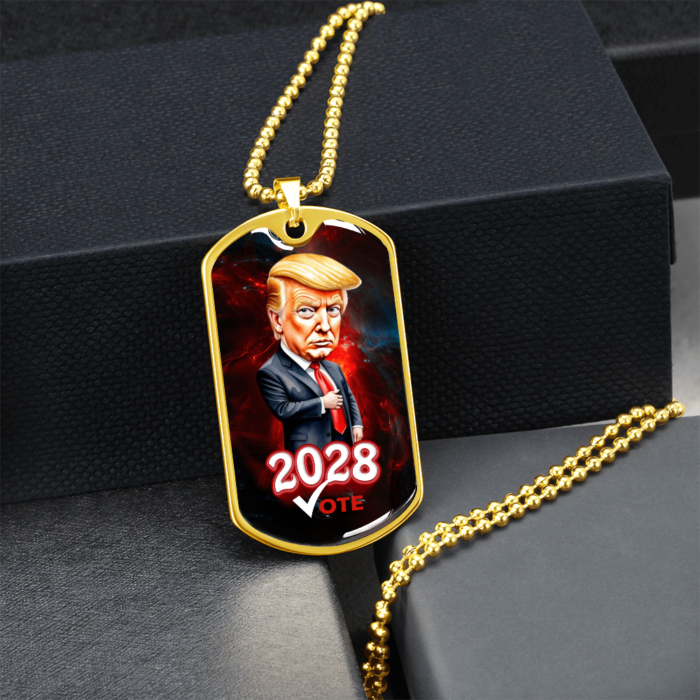 Trump for President 2028 Necklace