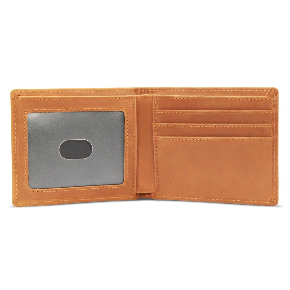 “This Wallet Has Been Thoroughly Checked.” Full-Grain Leather Wallet