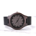 Chronologically Unbothered Engraved Wooden Watch | Funny Cat Lover Gift