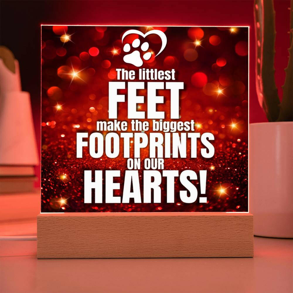Kitty Feet On Heart Plaque - Jewelry - Epileptic Al’s Shop