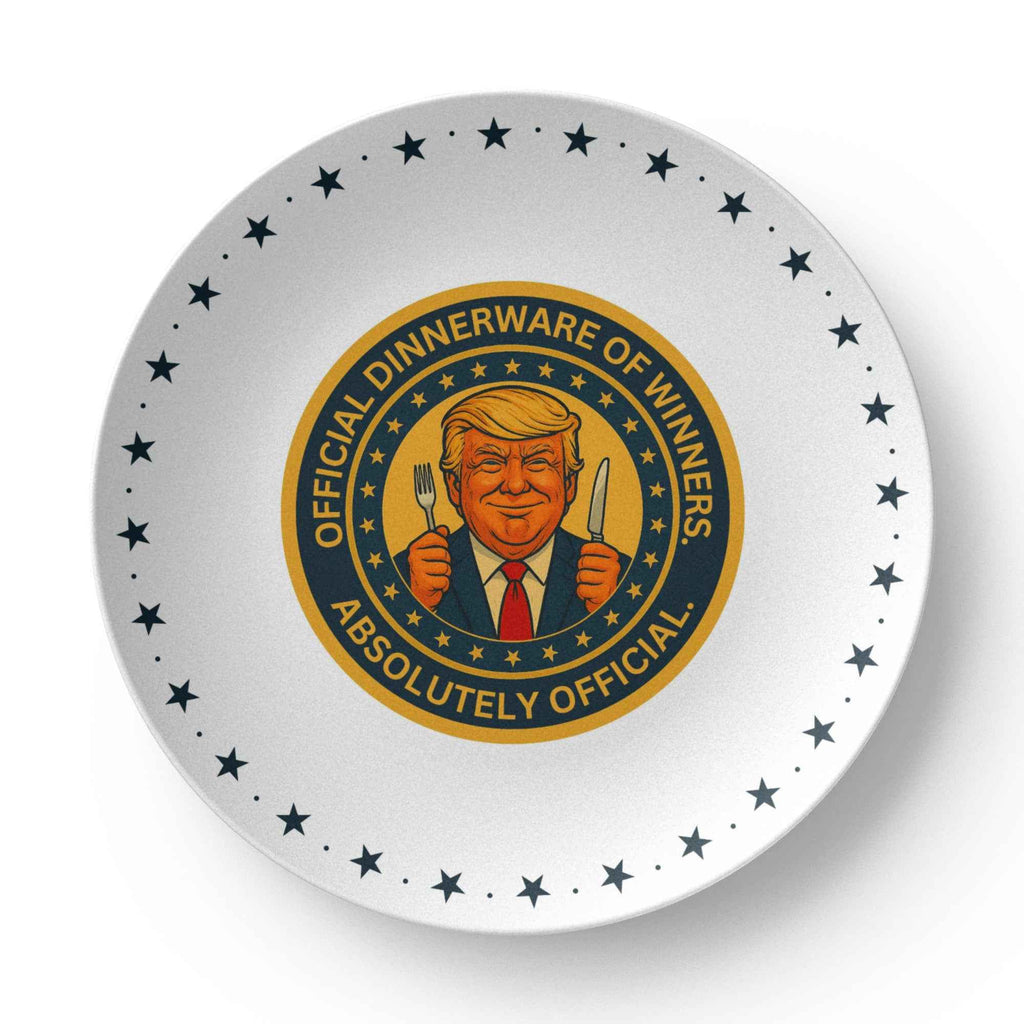 Political Parody “Official Dinnerware of Winners” Collectible Plate