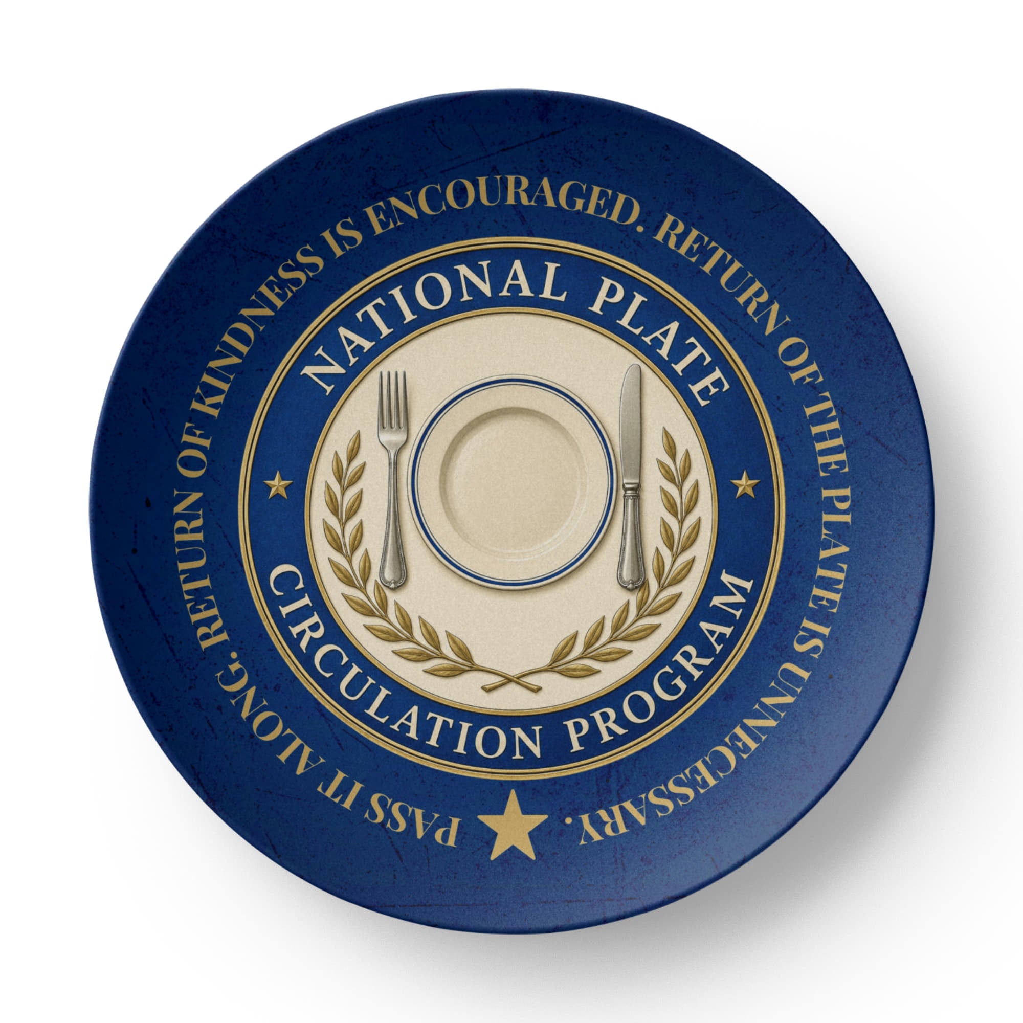 National Plate Circulation Program Giving Plate – 10