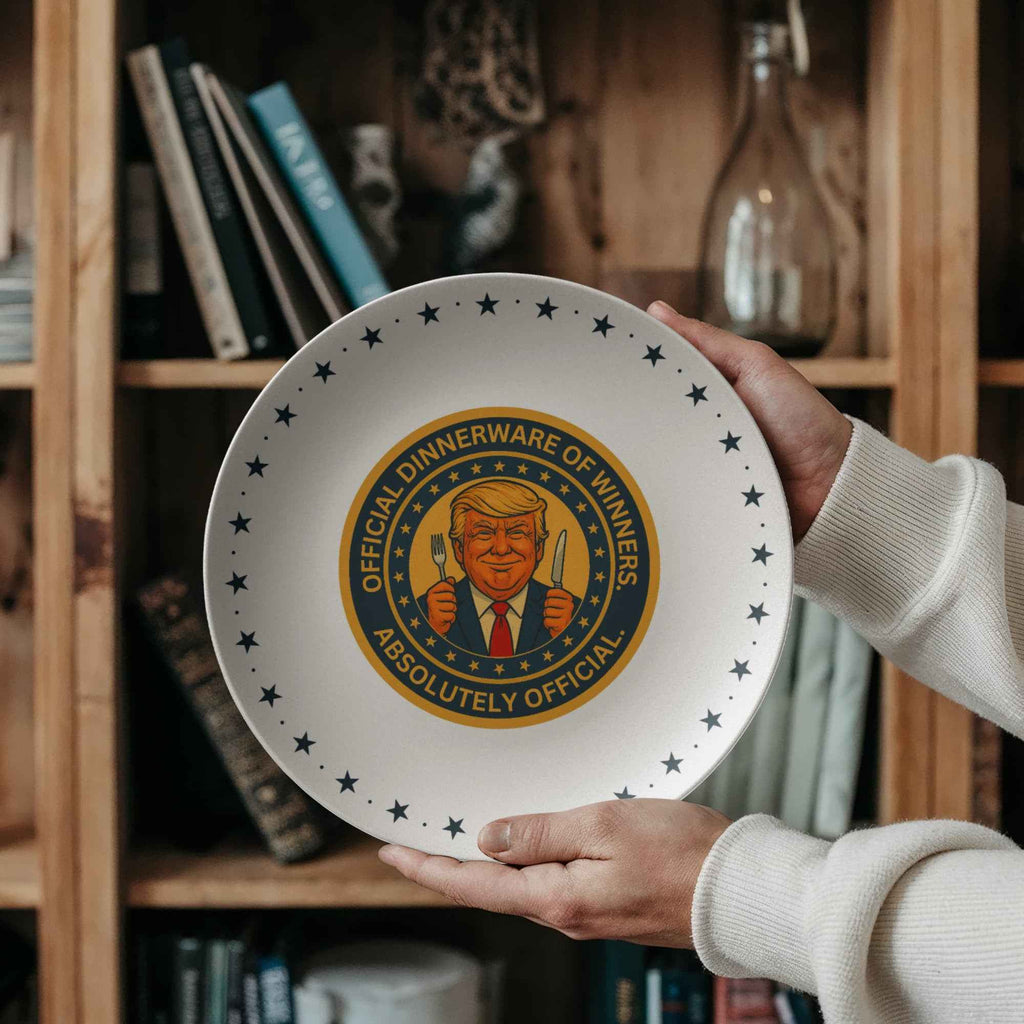 Political Parody “Official Dinnerware of Winners” Collectible Plate