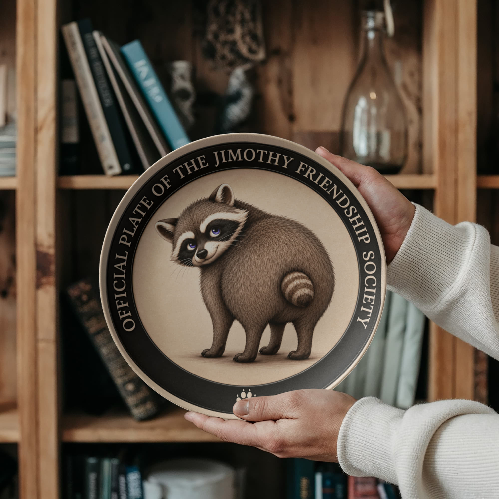 Official Plate of the Jimothy Friendship Society – 10-Inch Dinner Plate
