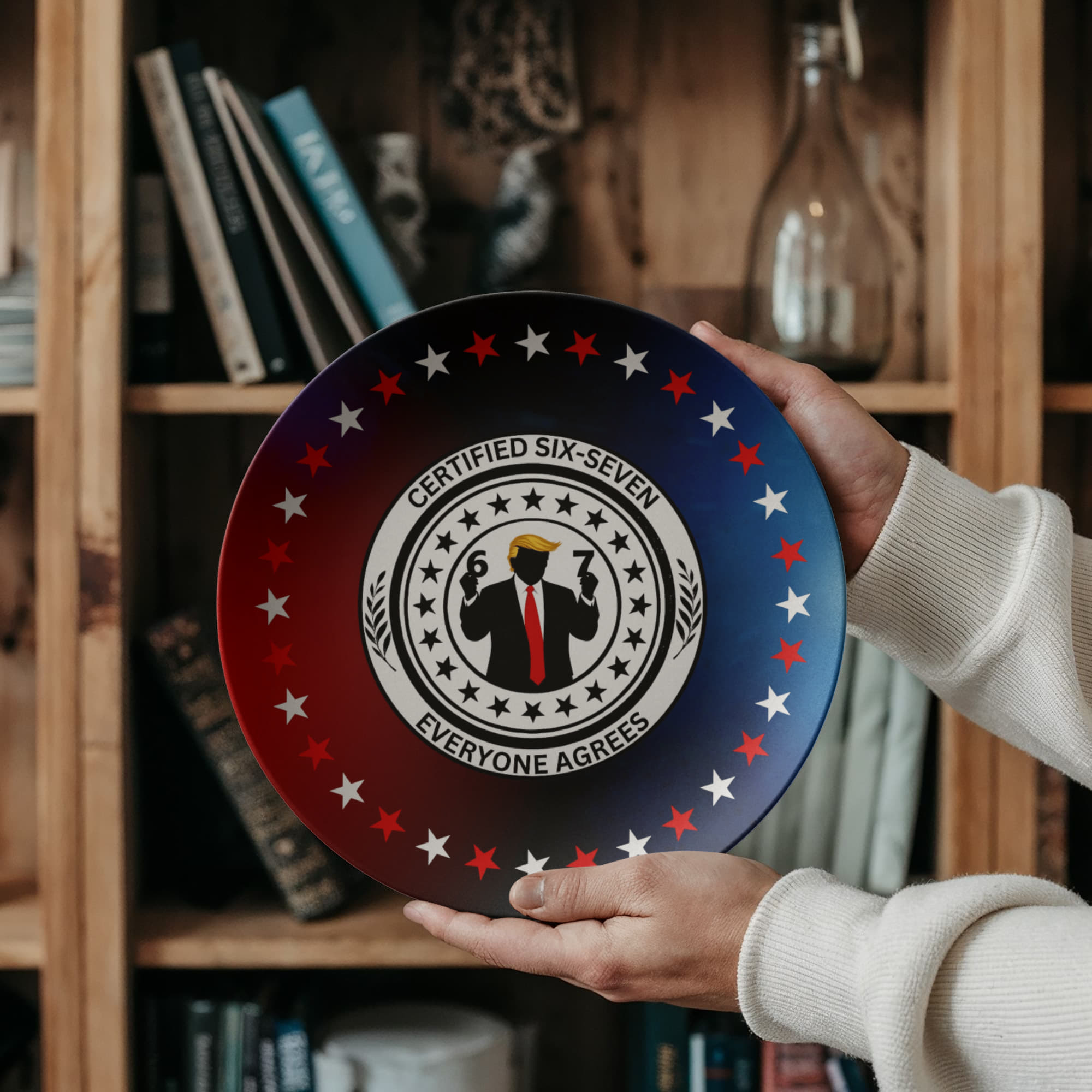 Six Seven Dinner Plate – Certified Parody Servingware