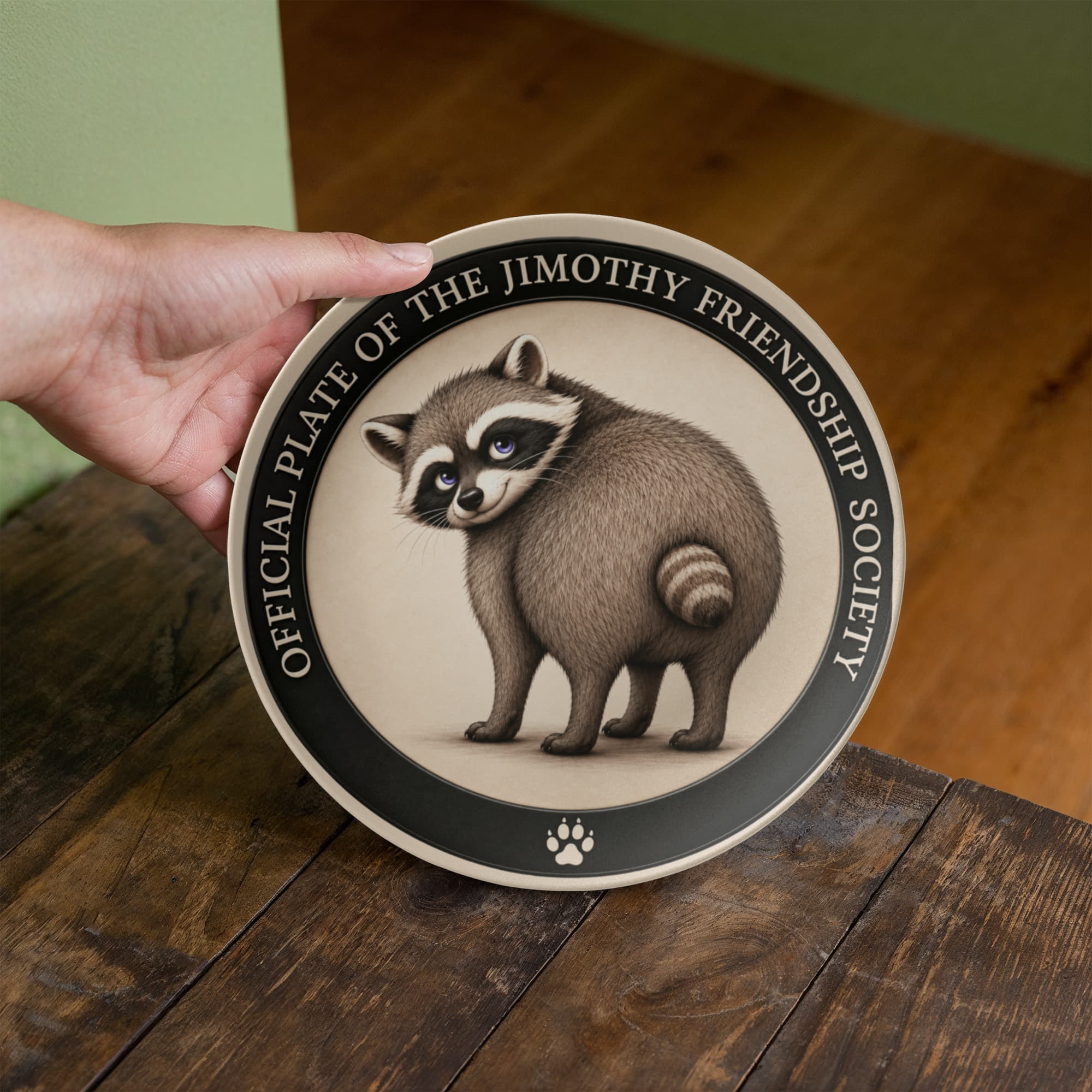 Official Plate of the Jimothy Friendship Society – 10-Inch Dinner Plate