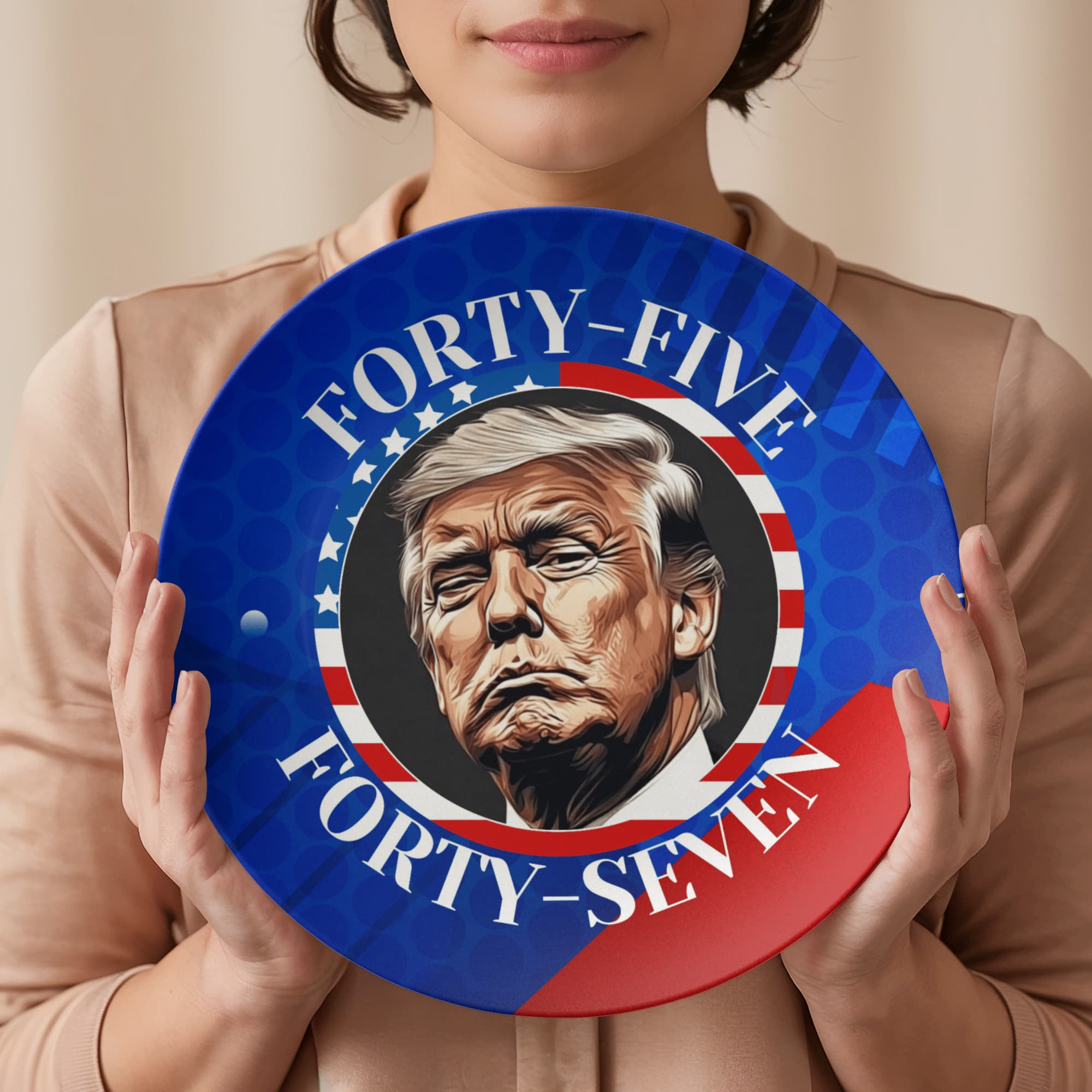Trump 45 47 Collectible Dinner Plate