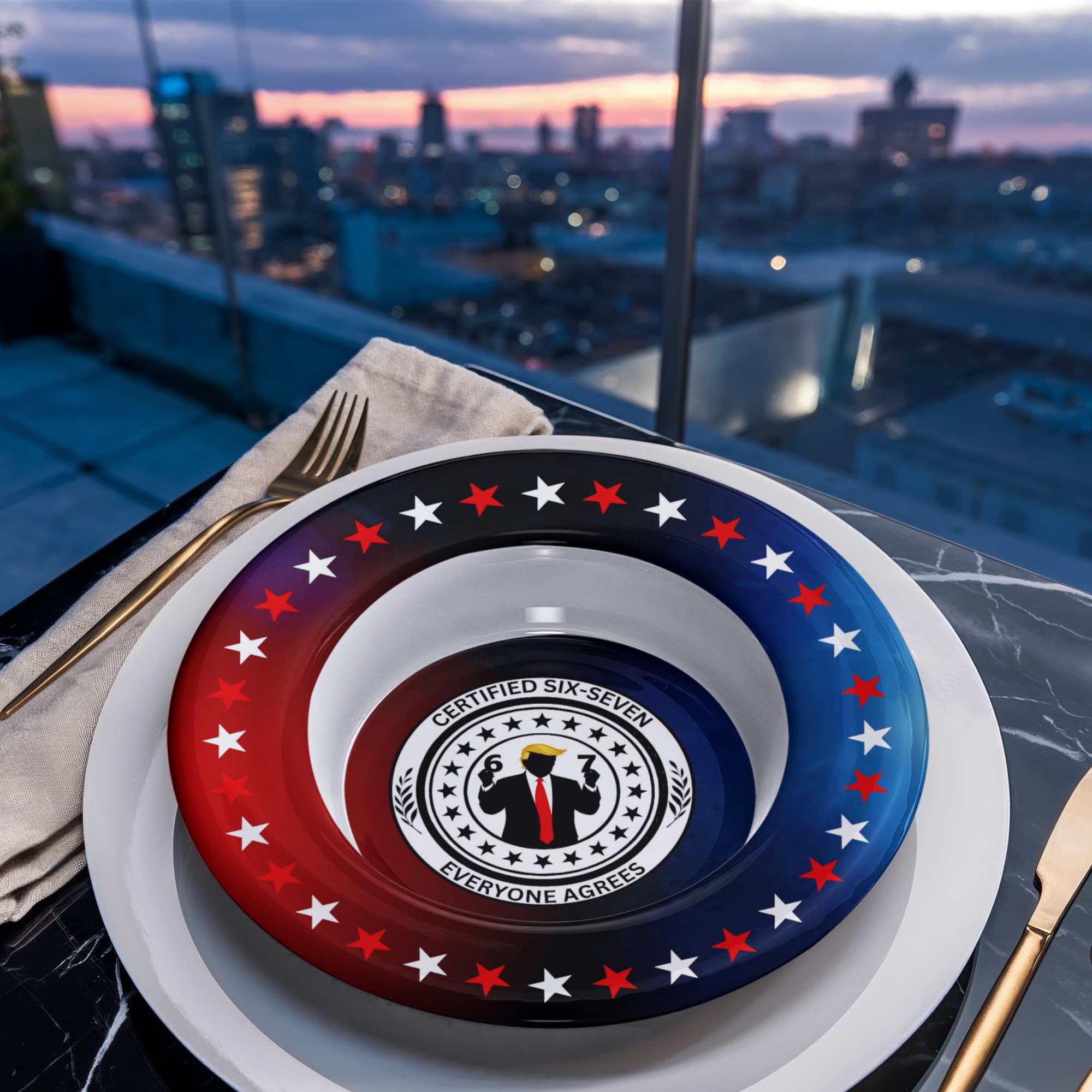 Six Seven Bowl – Certified Parody Serving Bowl