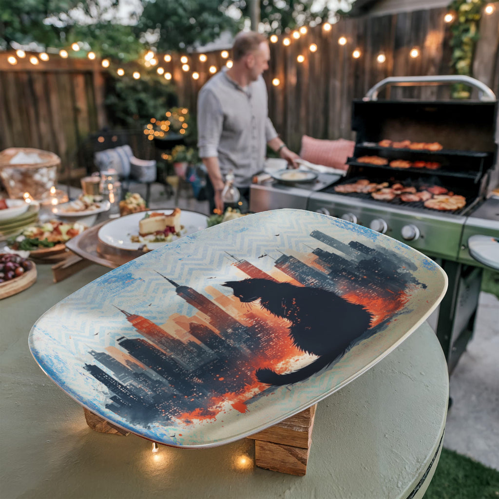 Urban Cat Collectible Platter
