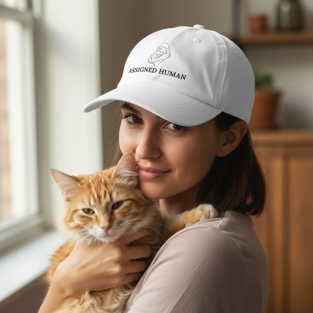 Assigned Human Dad Hat – Soft Cotton Adjustable Cap - Hats, Baseball & Trucker - EpiAl's Shop