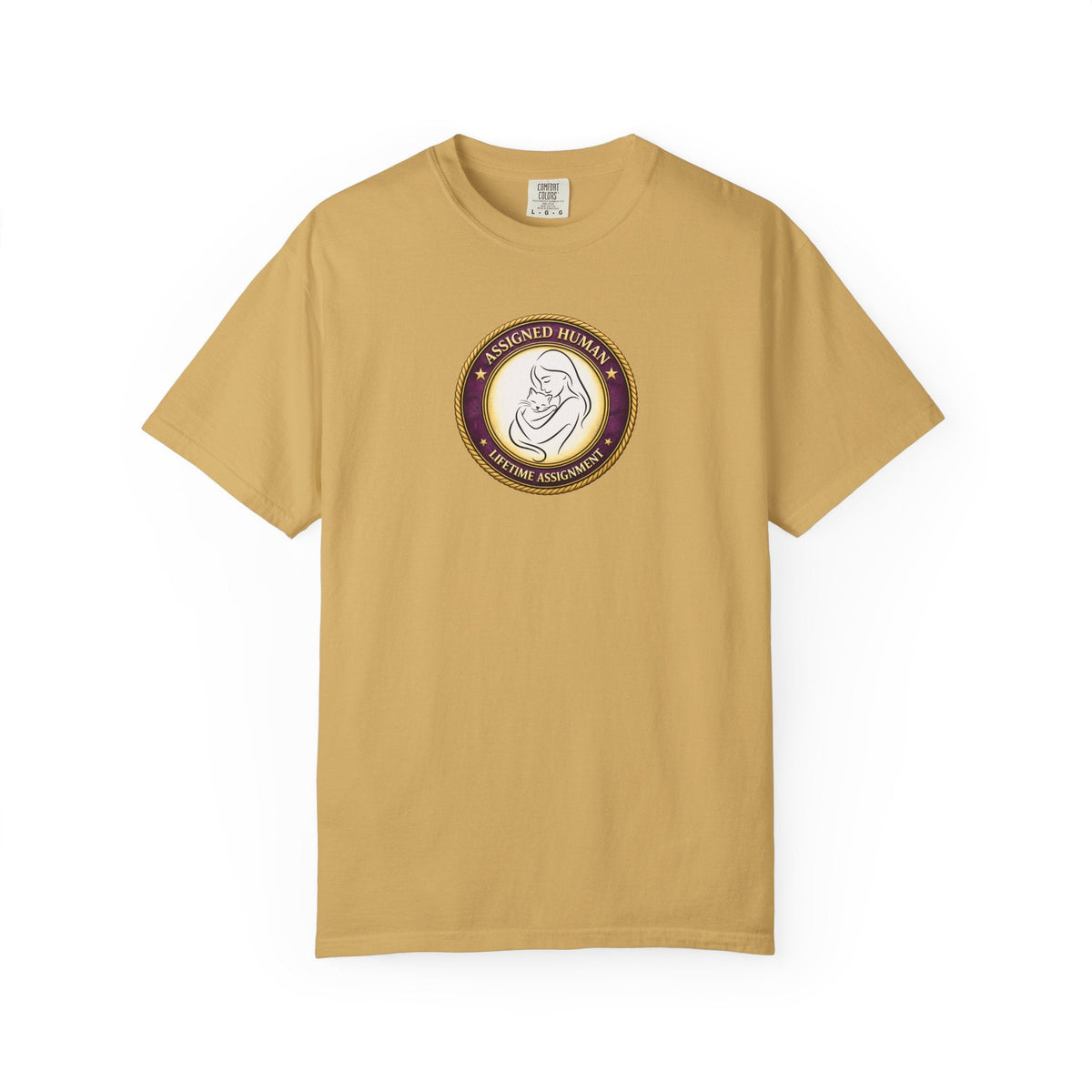 Assigned Human – Lifetime Assignment T-Shirt | Cat Lover Seal Tee - Clothing, Women, T-Shirts - EpiAl's Shop