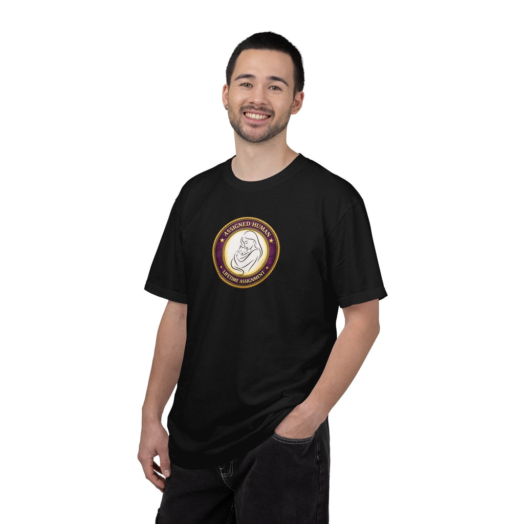 Assigned Human – Lifetime Assignment T-Shirt | Cat Lover Seal Tee - Clothing, Women, T-Shirts - EpiAl's Shop