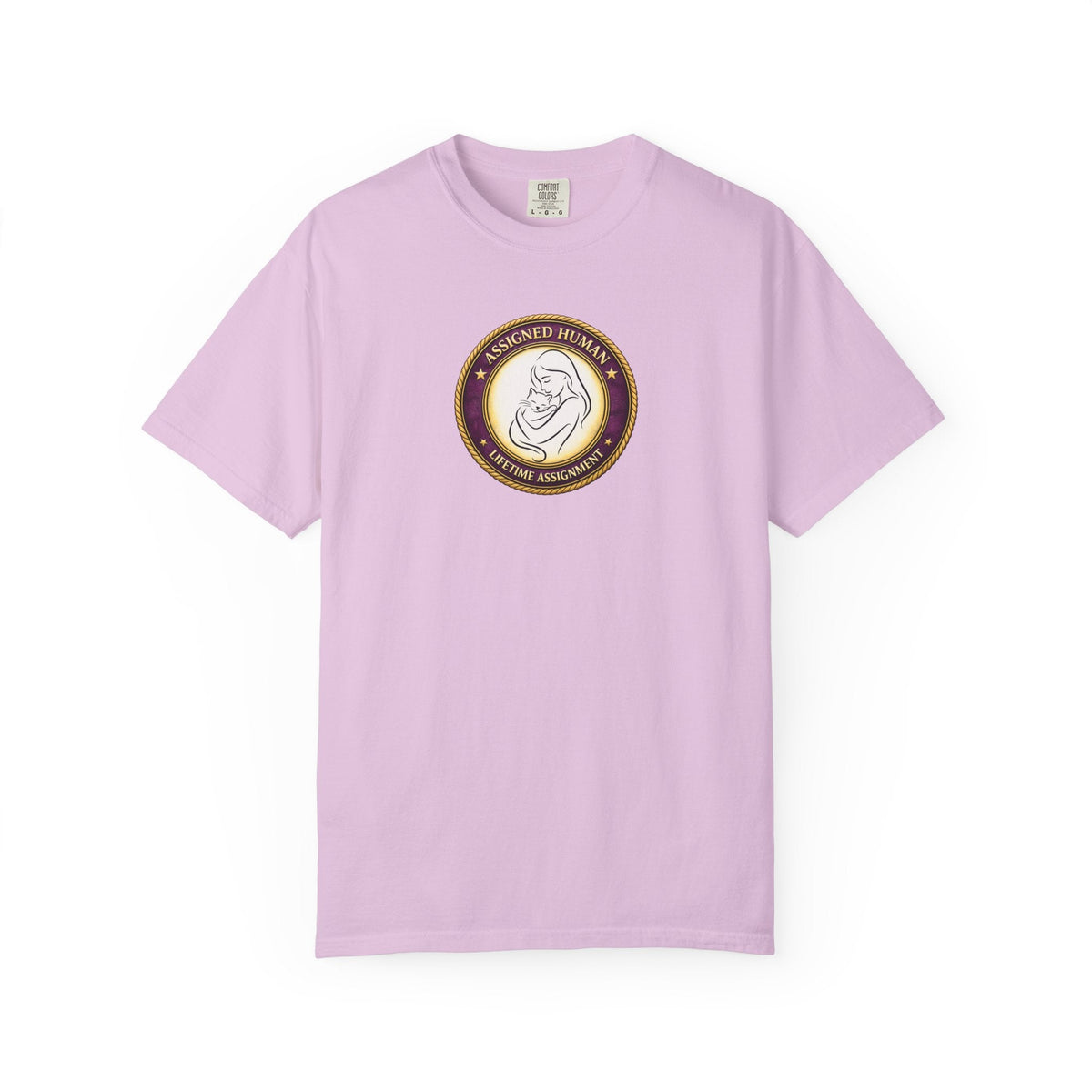 Assigned Human – Lifetime Assignment T-Shirt | Cat Lover Seal Tee - Clothing, Women, T-Shirts - EpiAl's Shop