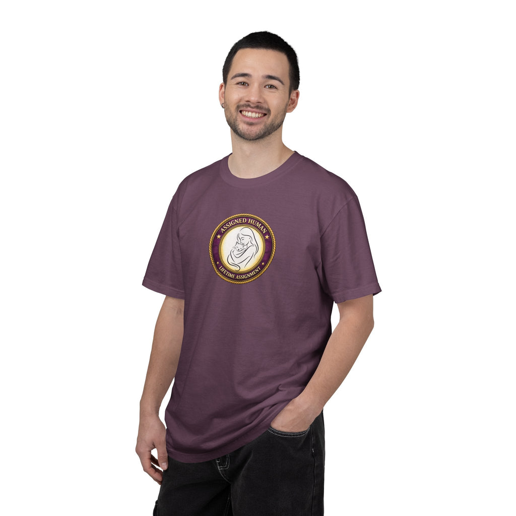 Assigned Human – Lifetime Assignment T-Shirt | Cat Lover Seal Tee - Clothing, Women, T-Shirts - EpiAl's Shop