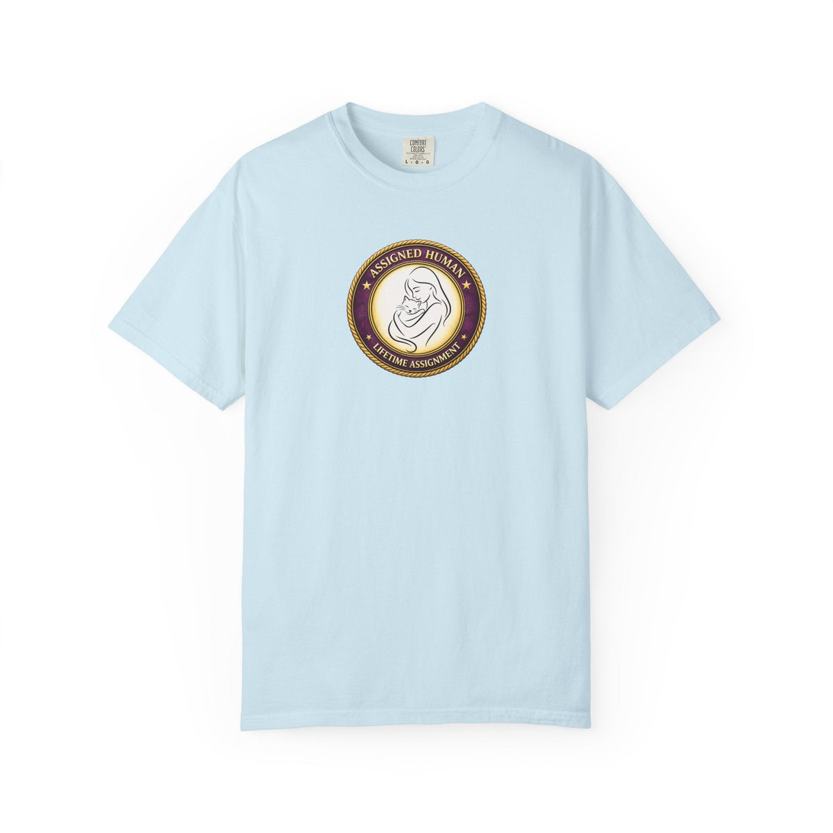 Assigned Human – Lifetime Assignment T-Shirt | Cat Lover Seal Tee - Clothing, Women, T-Shirts - EpiAl's Shop