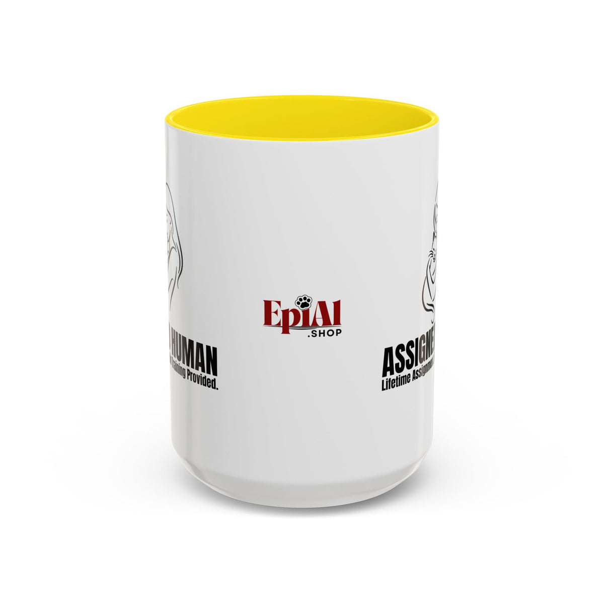 Assigned Human Mug – Lifetime Assignment Cat Coffee Cup - Drinkware, Coffee Mugs - EpiAl's Shop