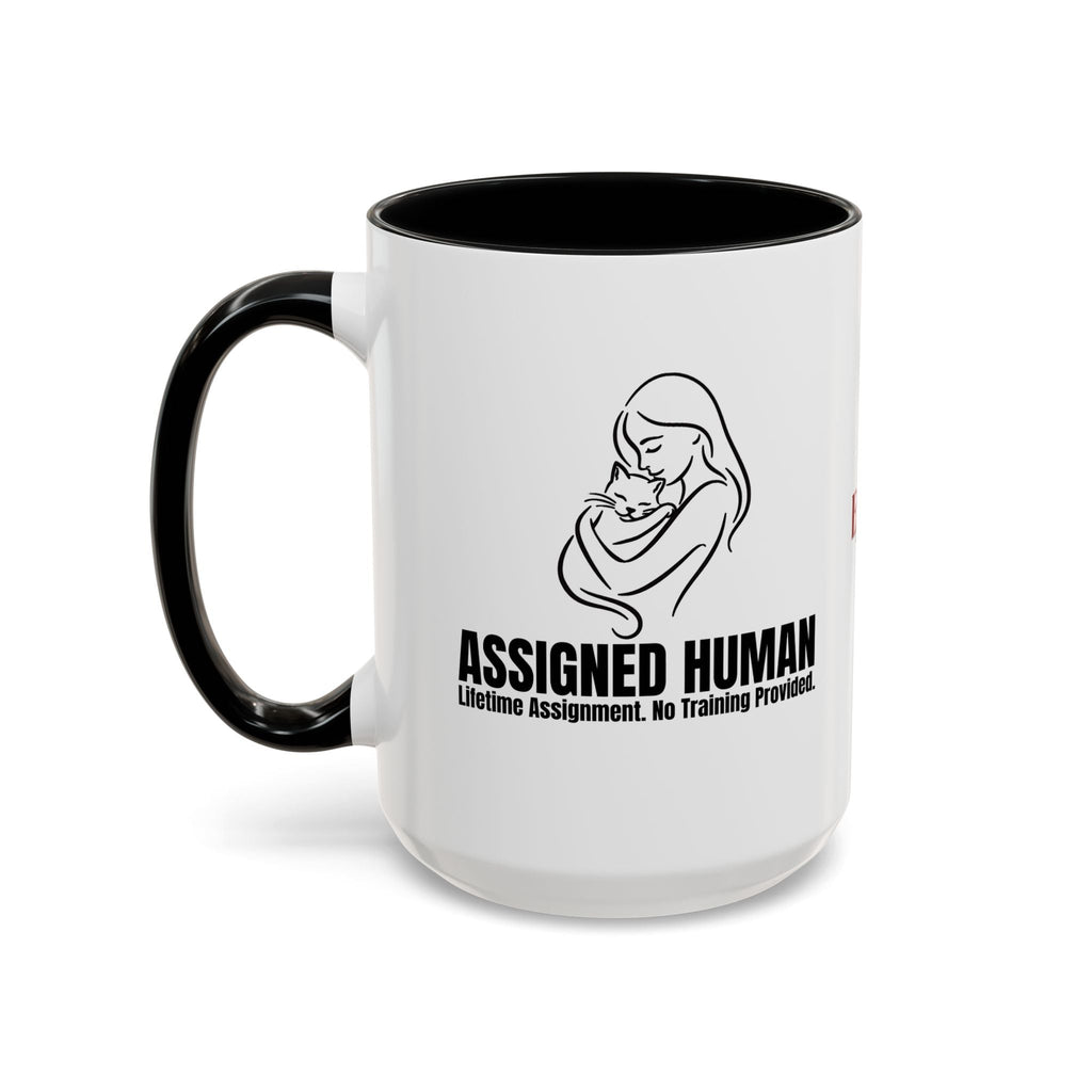 Assigned Human Mug – Lifetime Assignment Cat Coffee Cup - Drinkware, Coffee Mugs - EpiAl's Shop