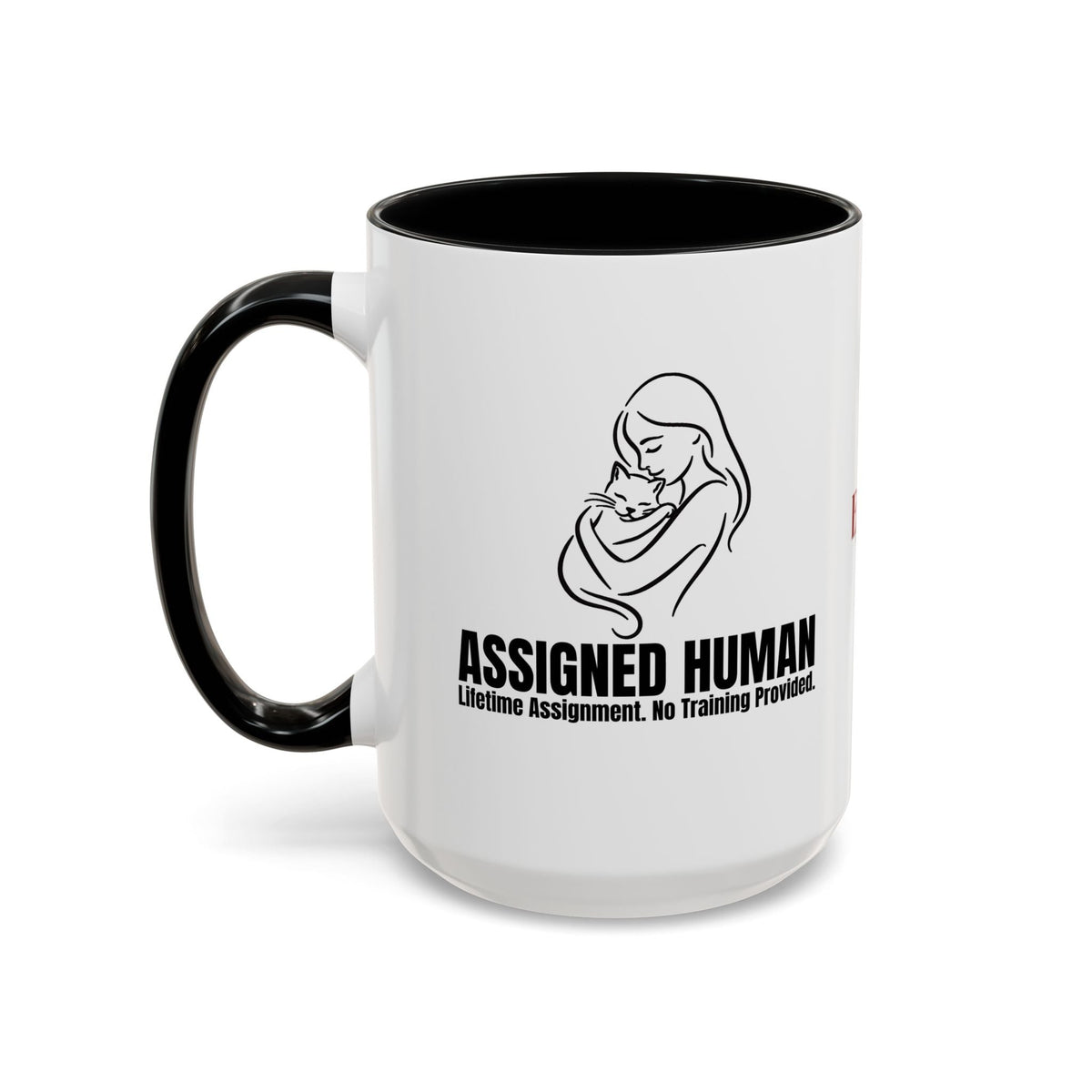 Assigned Human Mug – Lifetime Assignment Cat Coffee Cup - Drinkware, Coffee Mugs - EpiAl's Shop