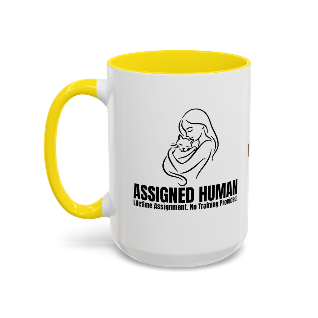 Assigned Human Mug – Lifetime Assignment Cat Coffee Cup - Drinkware, Coffee Mugs - EpiAl's Shop
