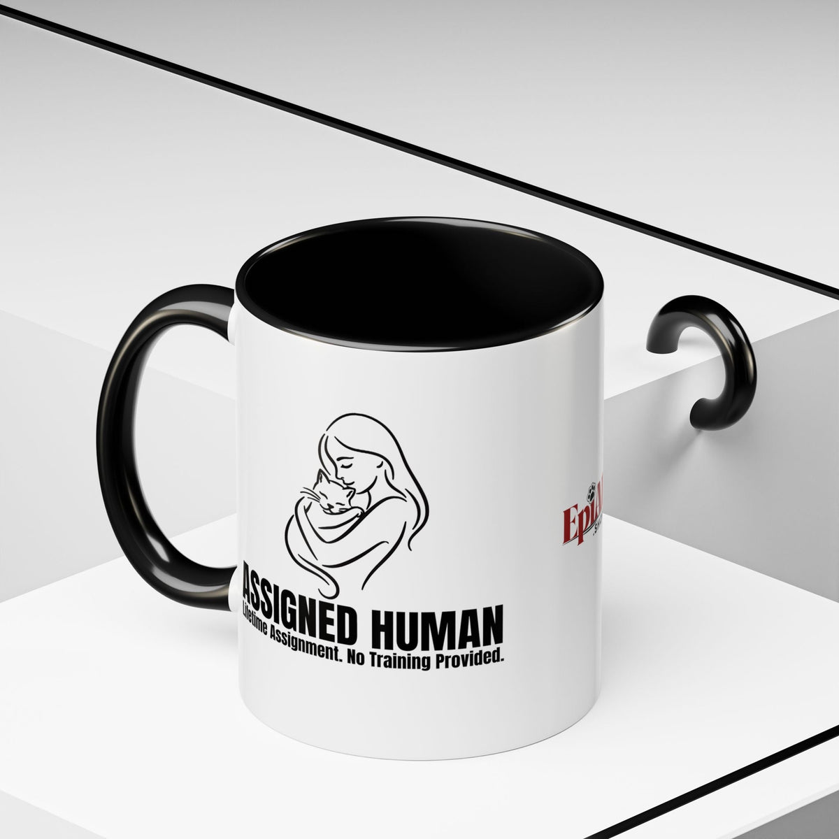 Assigned Human Mug – Lifetime Assignment Cat Coffee Cup - Drinkware, Coffee Mugs - EpiAl's Shop