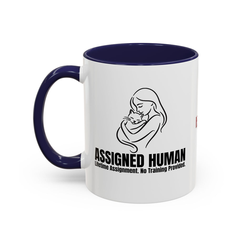Assigned Human Mug – Lifetime Assignment Cat Coffee Cup - Drinkware, Coffee Mugs - EpiAl's Shop