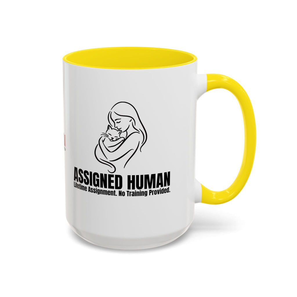 Assigned Human Mug – Lifetime Assignment Cat Coffee Cup - Drinkware, Coffee Mugs - EpiAl's Shop