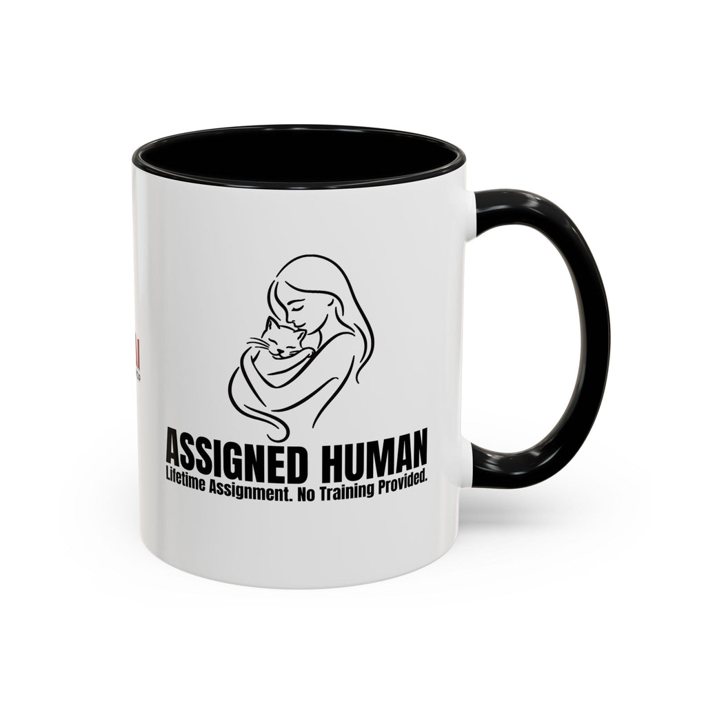 Assigned Human Mug – Lifetime Assignment Cat Coffee Cup - Drinkware, Coffee Mugs - EpiAl's Shop