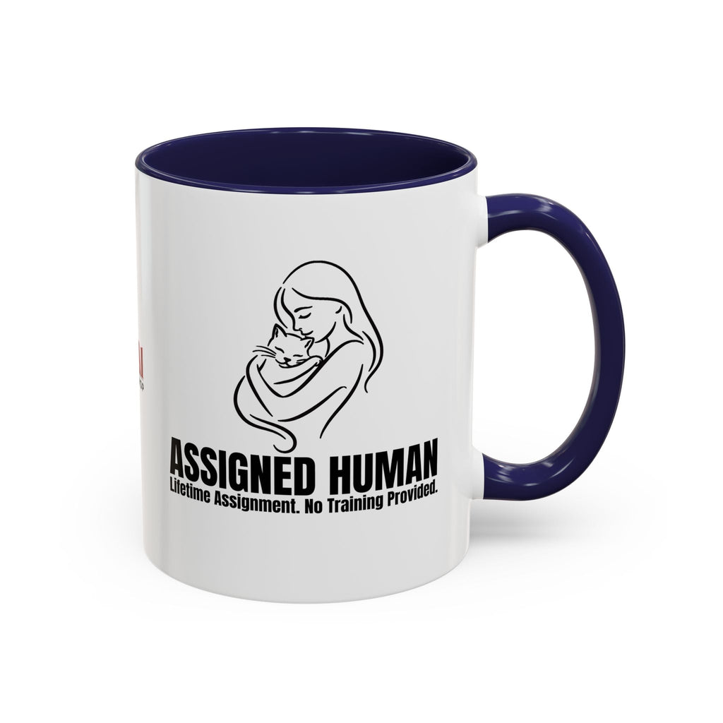 Assigned Human Mug – Lifetime Assignment Cat Coffee Cup - Drinkware, Coffee Mugs - EpiAl's Shop