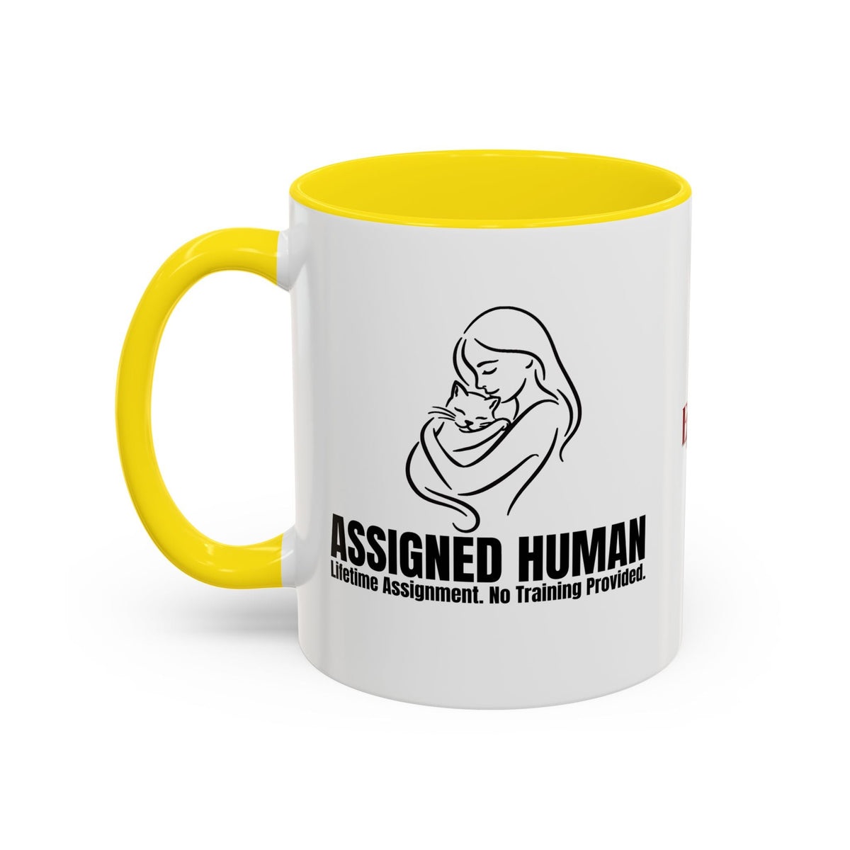 Assigned Human Mug – Lifetime Assignment Cat Coffee Cup - Drinkware, Coffee Mugs - EpiAl's Shop