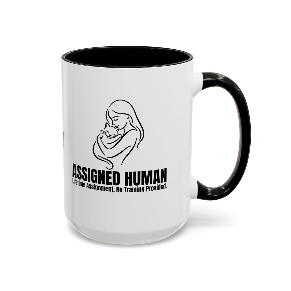 Assigned Human Mug – Lifetime Assignment Cat Coffee Cup - Drinkware, Coffee Mugs - EpiAl's Shop