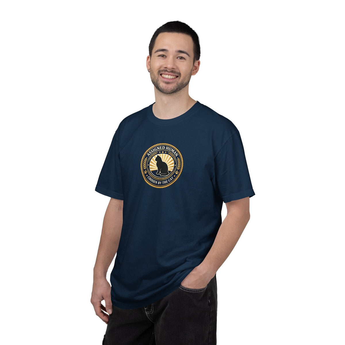 Assigned Human T-Shirt | Chosen by the Cat Tee - Clothing, Unisex, T-Shirts - EpiAl's Shop