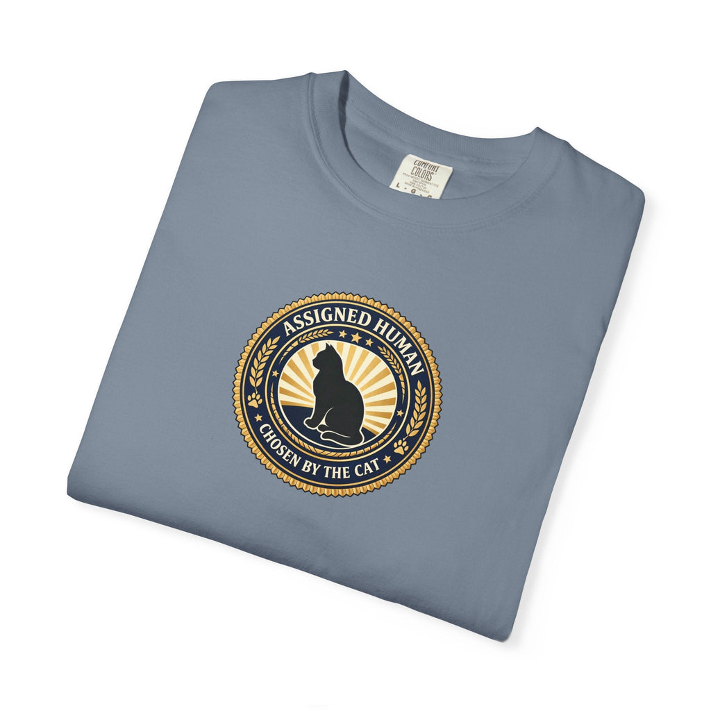 Assigned Human T-Shirt | Chosen by the Cat Tee - Clothing, Unisex, T-Shirts - EpiAl's Shop