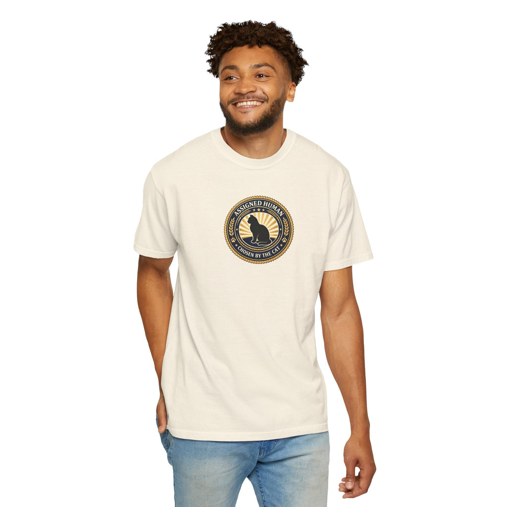 Assigned Human T-Shirt | Chosen by the Cat Tee - Clothing, Unisex, T-Shirts - EpiAl's Shop