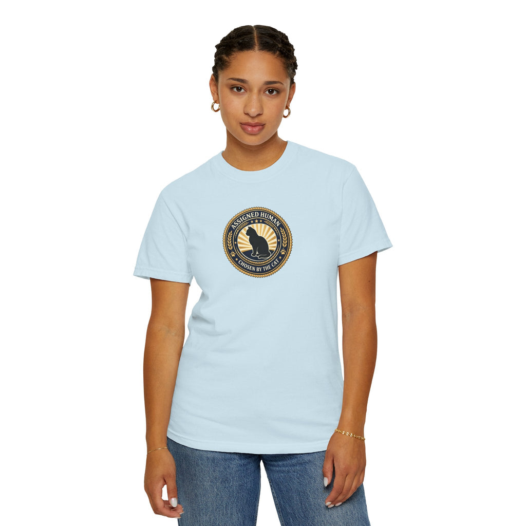 Assigned Human T-Shirt | Chosen by the Cat Tee - Clothing, Unisex, T-Shirts - EpiAl's Shop
