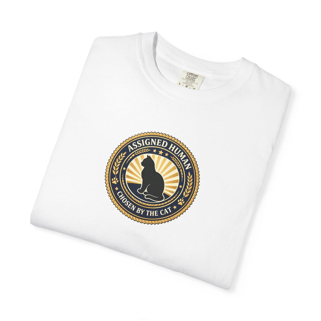 Assigned Human T-Shirt | Chosen by the Cat Tee - Clothing, Unisex, T-Shirts - EpiAl's Shop