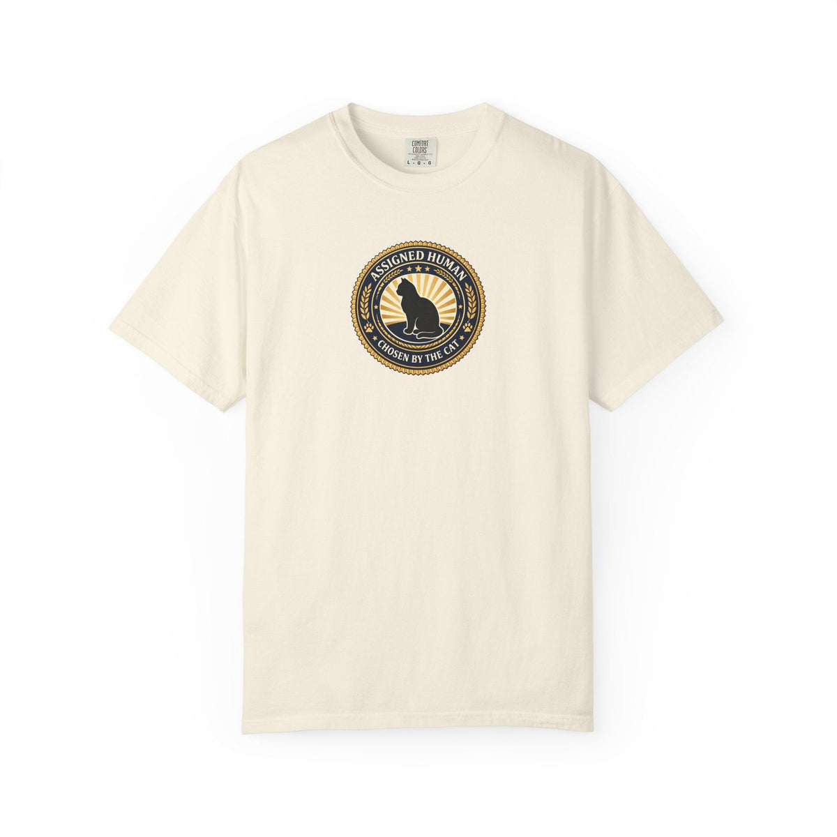 Assigned Human T-Shirt | Chosen by the Cat Tee - Clothing, Unisex, T-Shirts - EpiAl's Shop