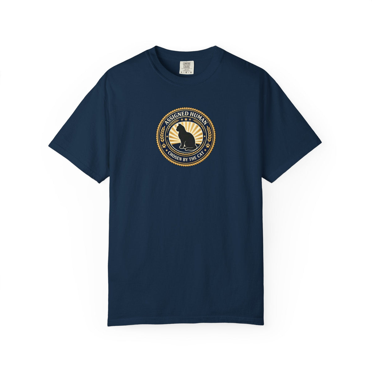 Assigned Human T-Shirt | Chosen by the Cat Tee - Clothing, Unisex, T-Shirts - EpiAl's Shop