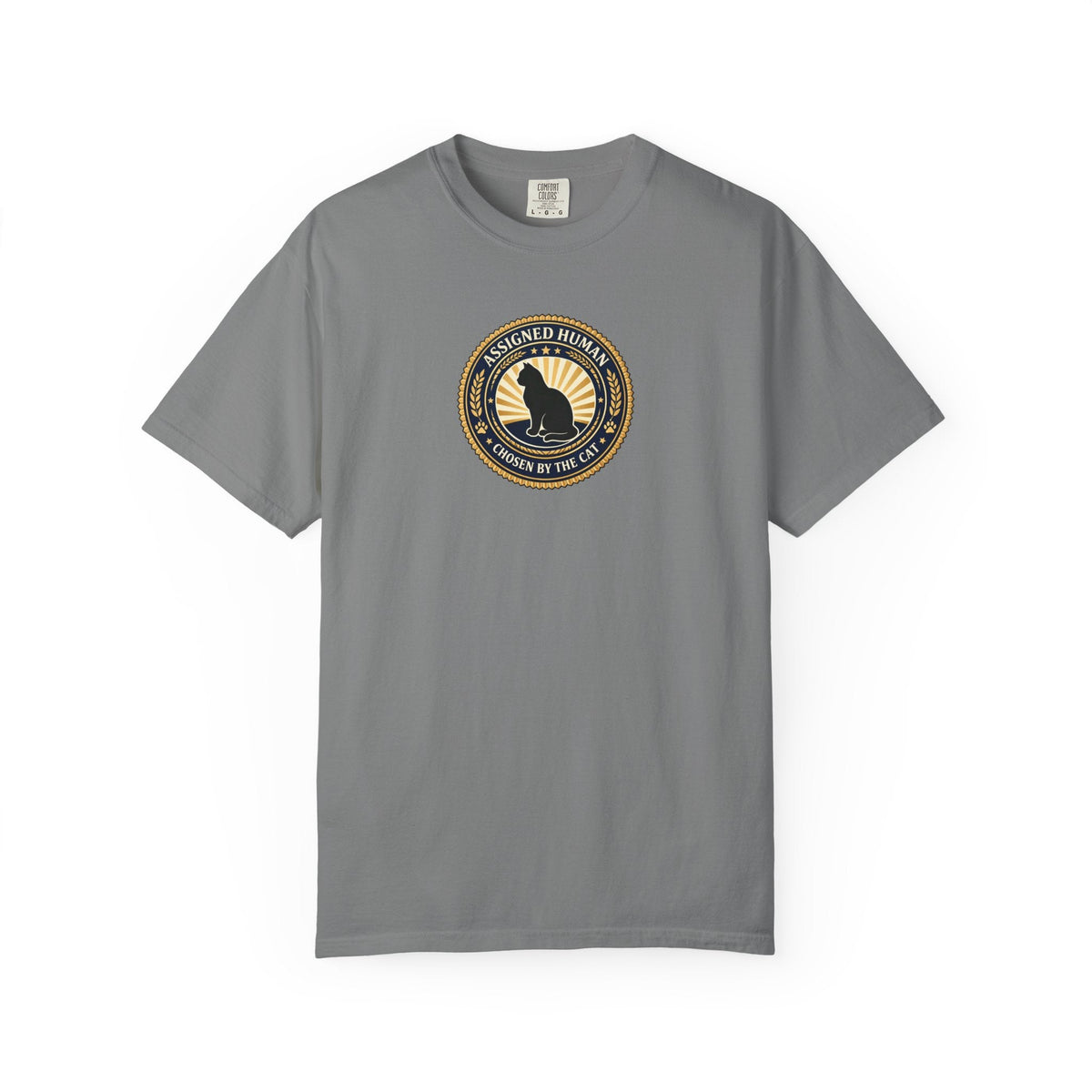 Assigned Human T-Shirt | Chosen by the Cat Tee - Clothing, Unisex, T-Shirts - EpiAl's Shop