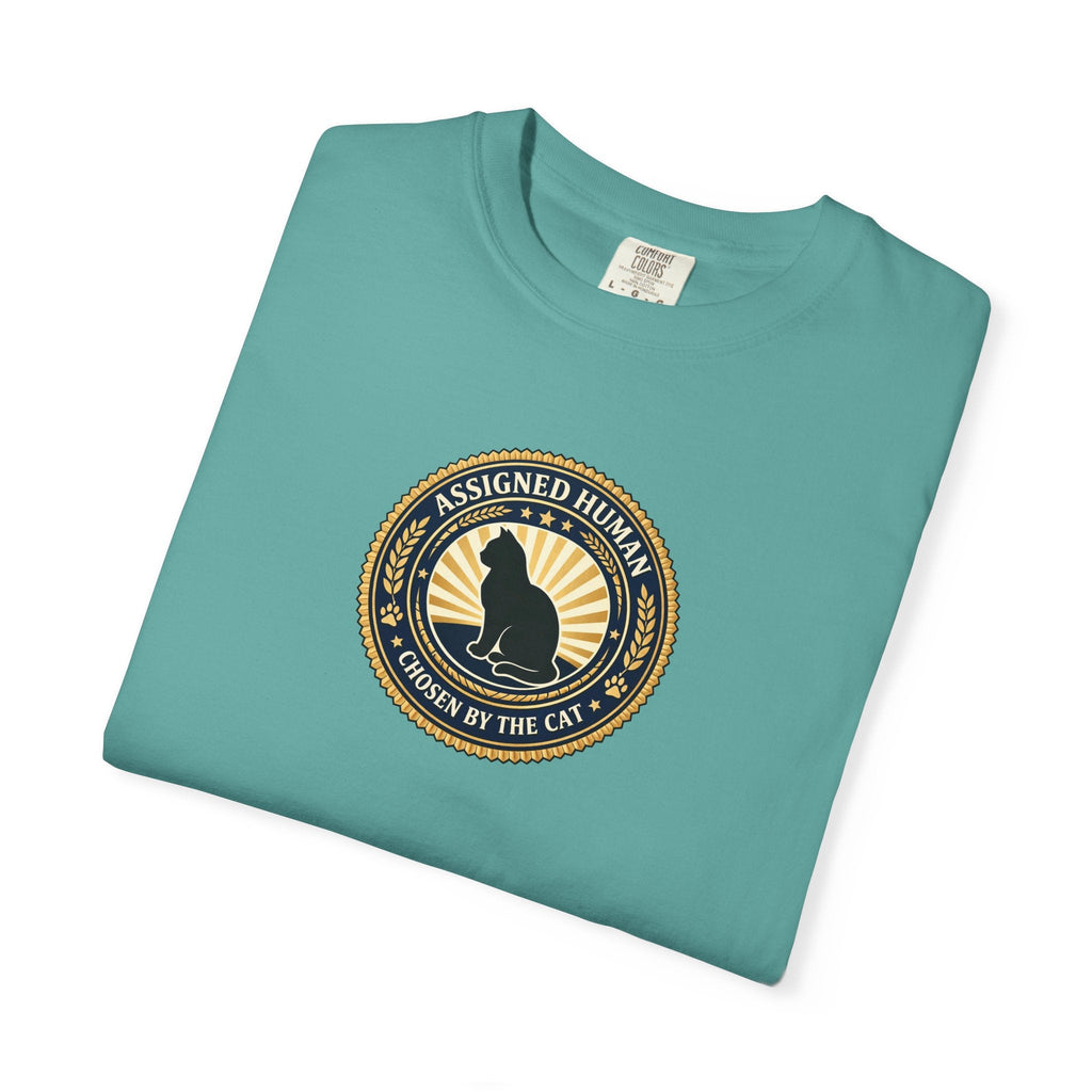 Assigned Human T-Shirt | Chosen by the Cat Tee - Clothing, Unisex, T-Shirts - EpiAl's Shop