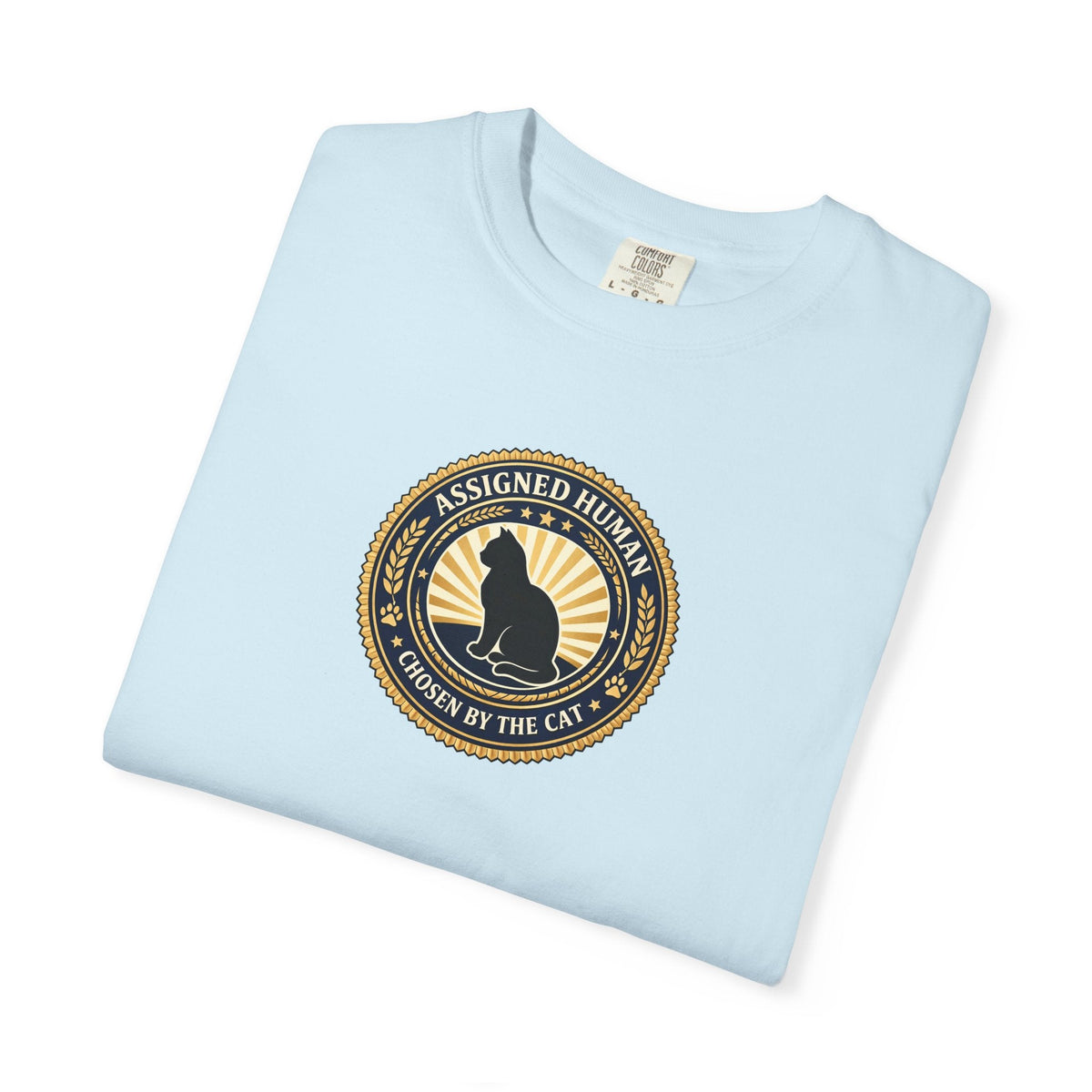 Assigned Human T-Shirt | Chosen by the Cat Tee - Clothing, Unisex, T-Shirts - EpiAl's Shop