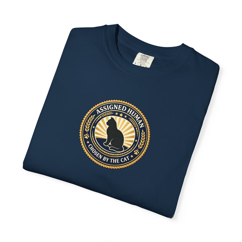 Assigned Human T-Shirt | Chosen by the Cat Tee - Clothing, Unisex, T-Shirts - EpiAl's Shop