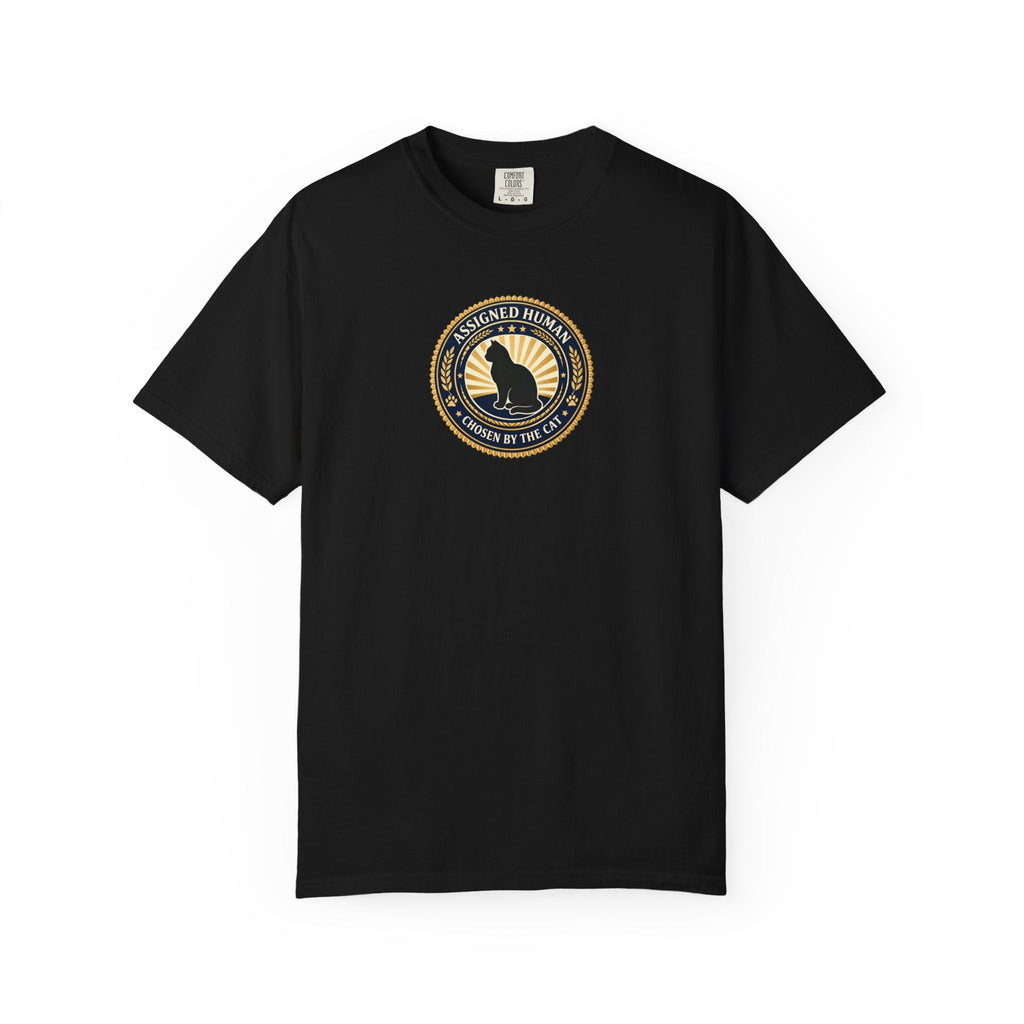 Assigned Human T-Shirt | Chosen by the Cat Tee - Clothing, Unisex, T-Shirts - EpiAl's Shop