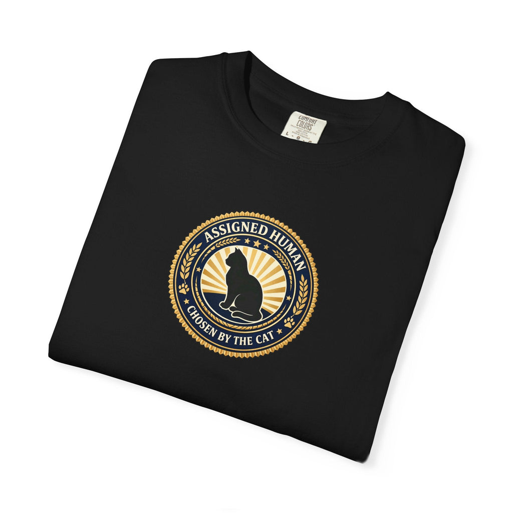 Assigned Human T-Shirt | Chosen by the Cat Tee - Clothing, Unisex, T-Shirts - EpiAl's Shop