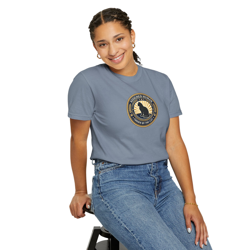 Assigned Human T-Shirt | Chosen by the Cat Tee - Clothing, Unisex, T-Shirts - EpiAl's Shop