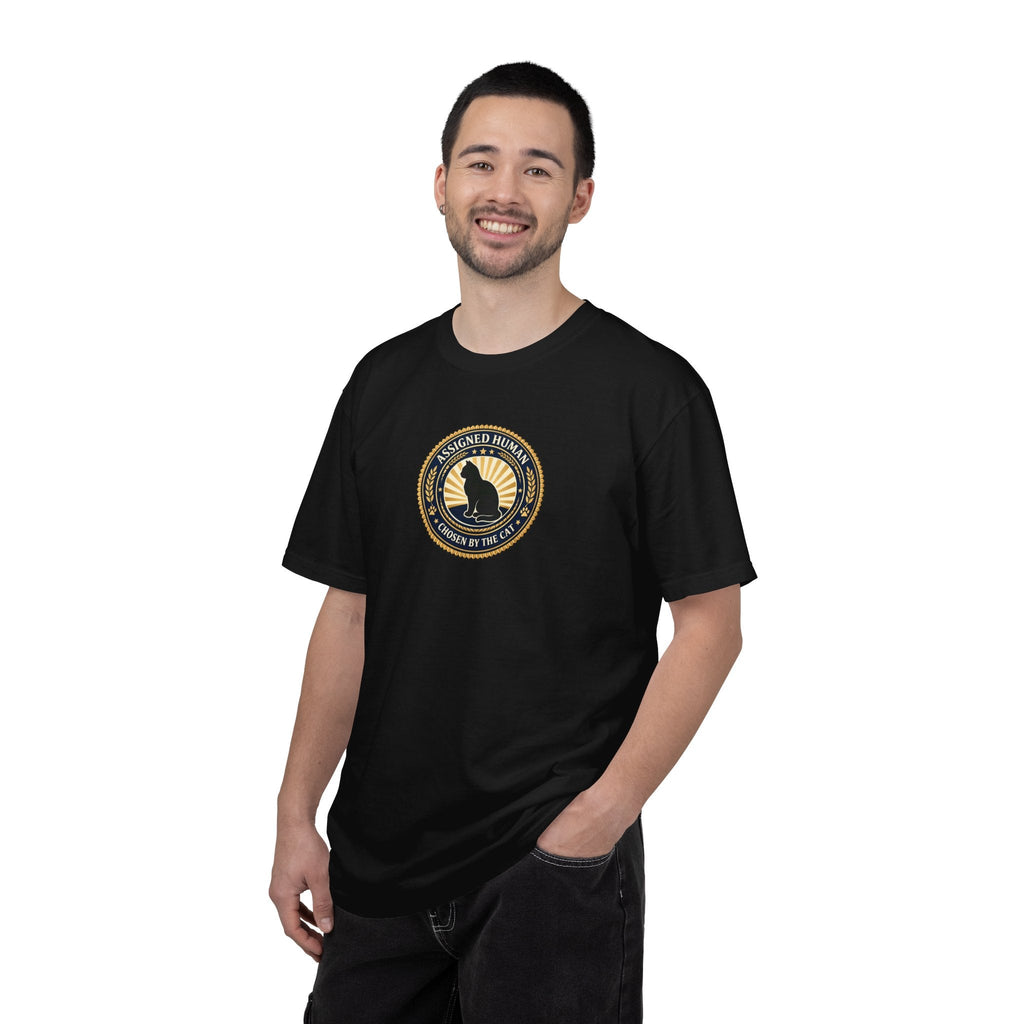 Assigned Human T-Shirt | Chosen by the Cat Tee - Clothing, Unisex, T-Shirts - EpiAl's Shop