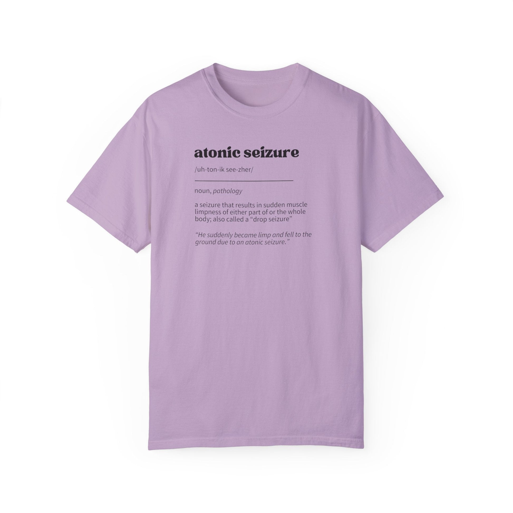 Atonic Seizure Definition Unisex Garment - Dyed T - shirt - T - Shirt - Epileptic Al’s Shop