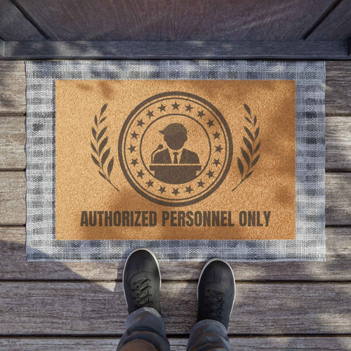 Authorized Personnel Only Presidential-Parody Welcome Mat - Decor, Rugs, Outdoor - EpiAl's Shop