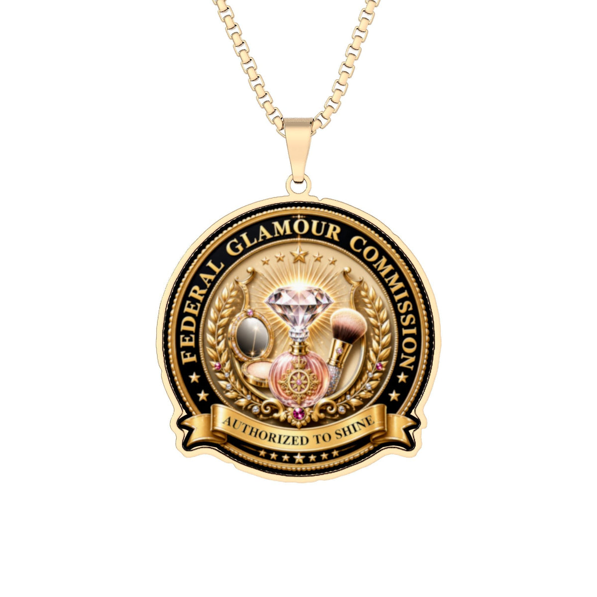 Authorized to Shine Glamour Commission Necklace - Jewelry, Necklaces - EpiAl's Shop