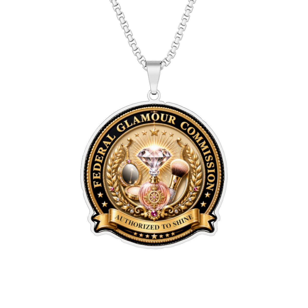 Authorized to Shine Glamour Commission Necklace - Jewelry, Necklaces - EpiAl's Shop