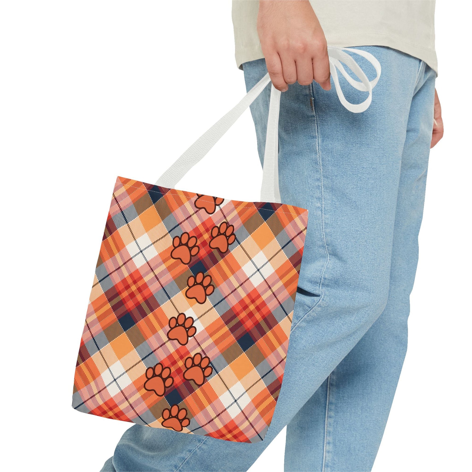 Autumn Plaid Tote Bag - Bags - EpiAl's Shop